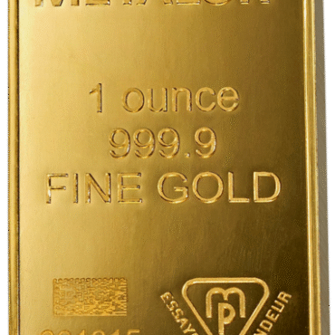 Lingot d'or 1 once