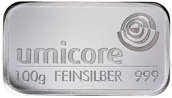 Lingot d'argent 250 g