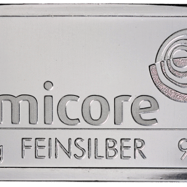 Lingot d'argent 50 g