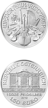 Pièce d'argent  Philharmoniker