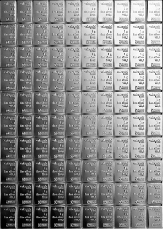 Barre d'argent  CombiBar 100 x 1gr