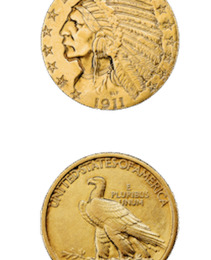 Pièce d'or eagle 10 dollars